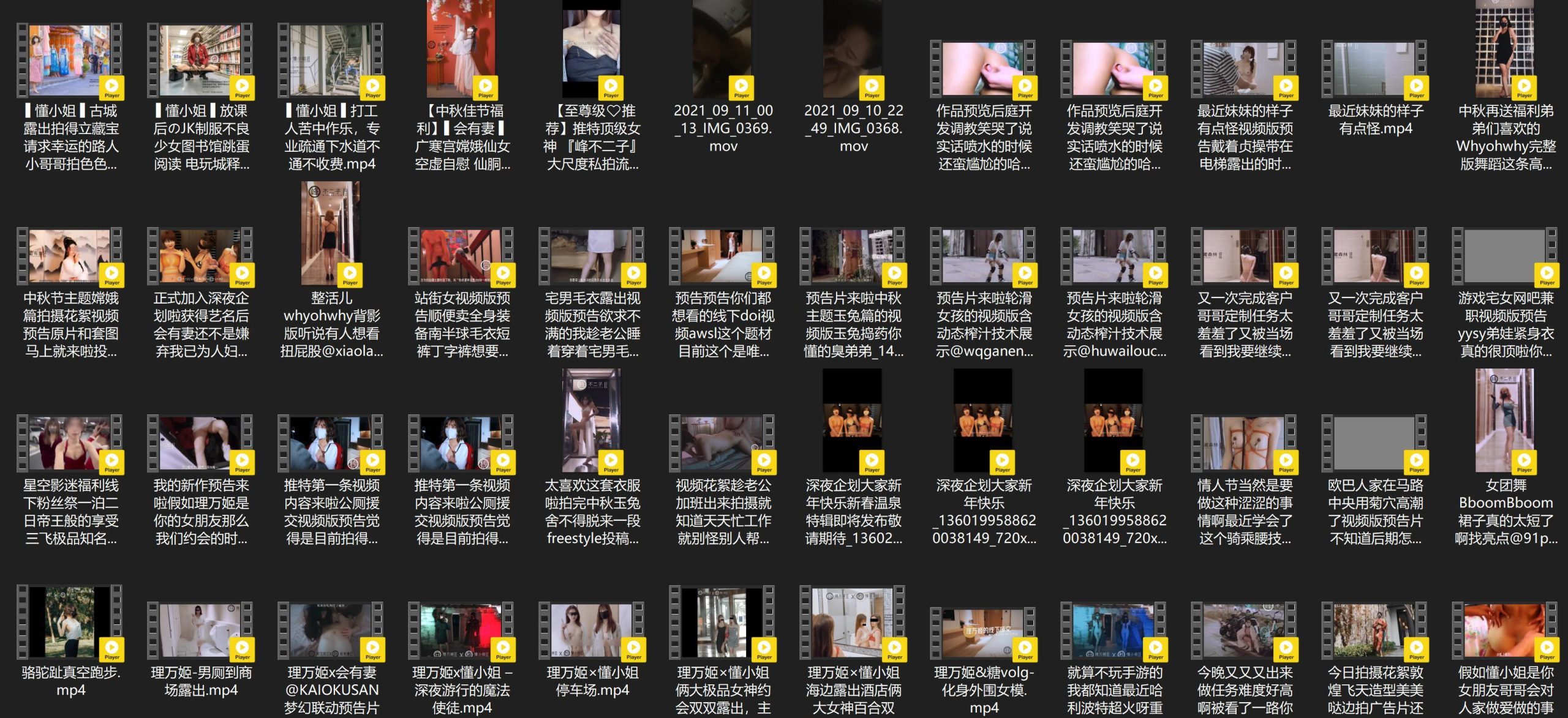 深夜企划（理万姬×懂小姐×会有妻×不二子）65套合集[3946张图+111个视频33.9G][30积分]