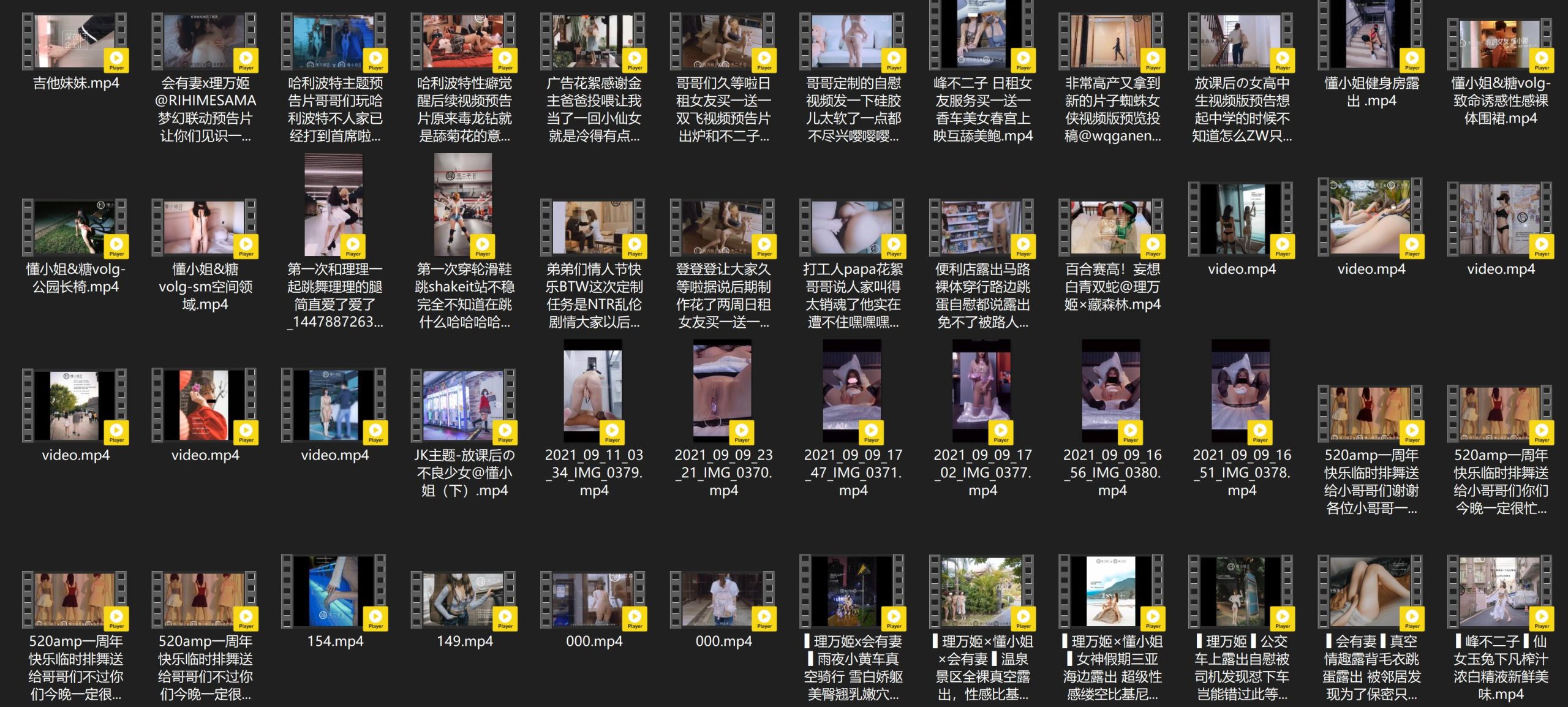 深夜企划（理万姬×懂小姐×会有妻×不二子）65套合集[3946张图+111个视频33.9G][30积分]