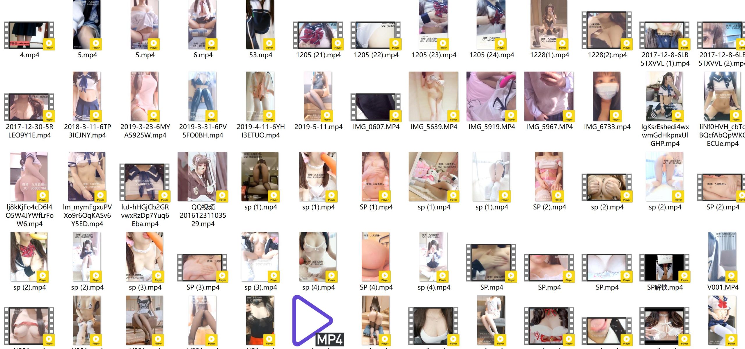 九尾狐狸m（奈樱少女，咬一口小奈樱，香草少女m，学妹超乖）107套合集[2899P+189V-92.8G][40积分]