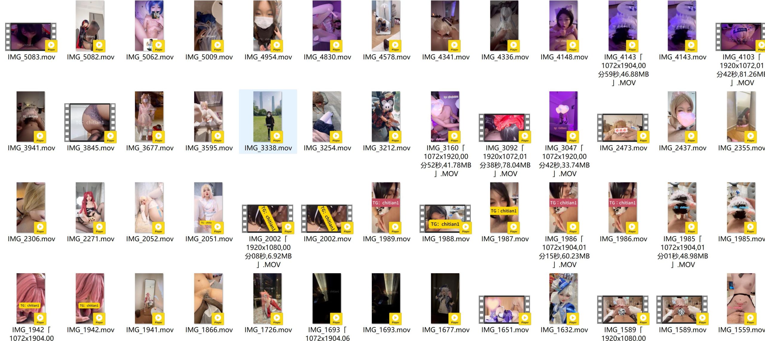 池甜（chitian1）合集[500P+264V-19.9G][20积分]