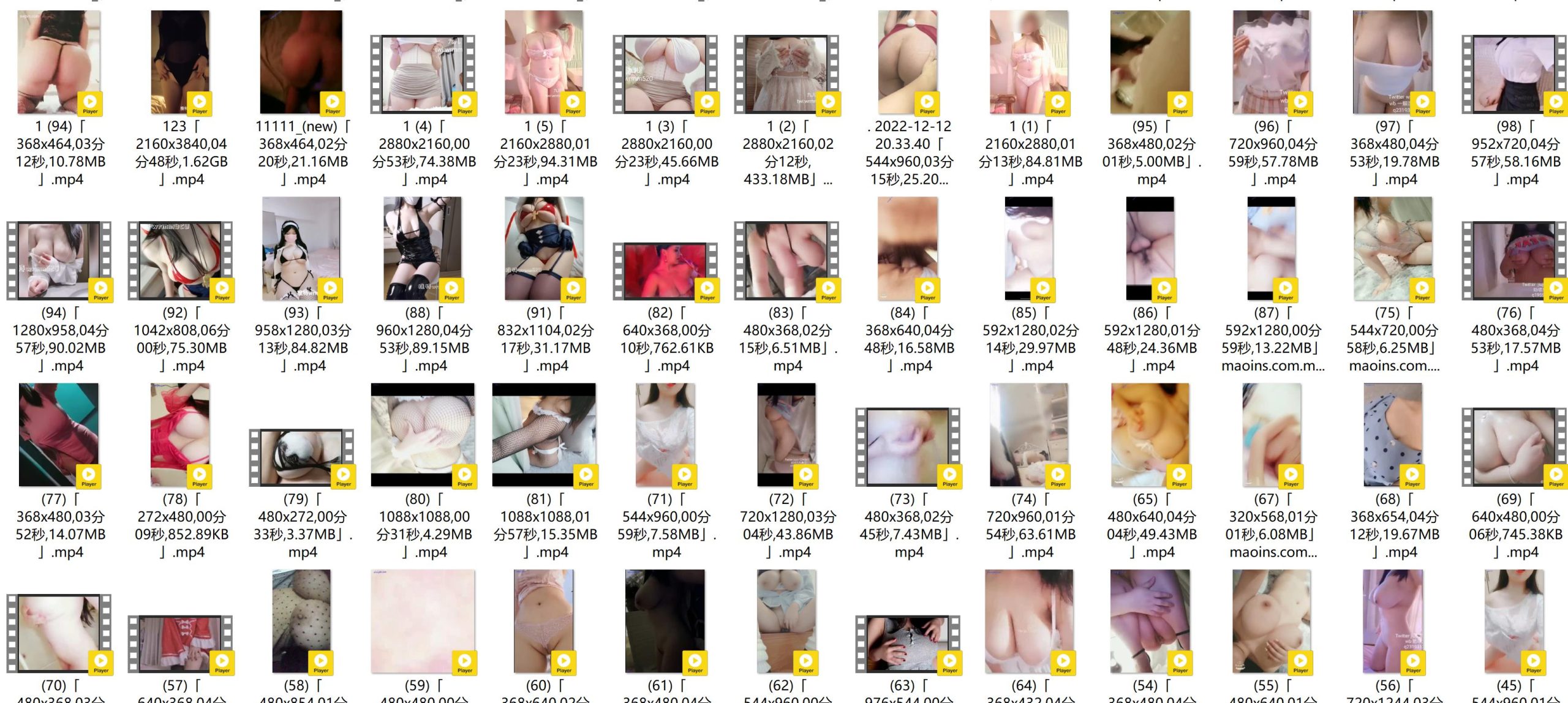 九儿九儿(奶喵九九酱、wrmm520、温柔妹妹)合集[681P+325V-71.2G][30积分]